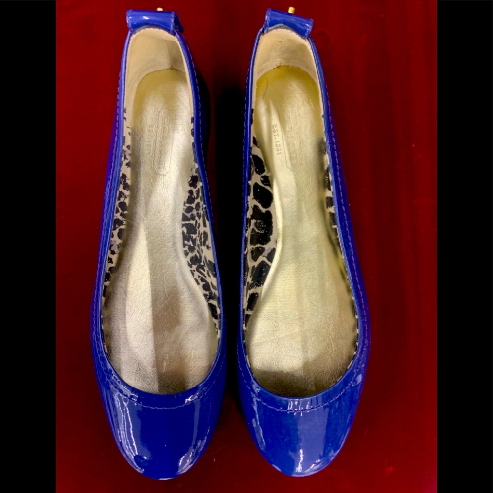 Coach Paton Leather Ballet Flats